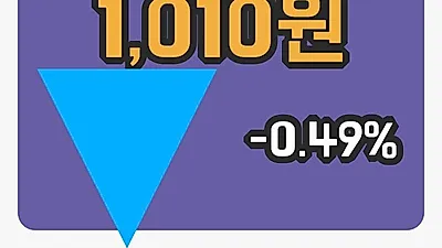 쌍방울 2일 1,010원 장종료
