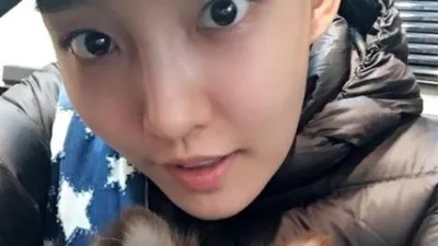 윤하, 반려견과 즐거운 시간 '사랑스러워'