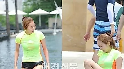 정글의 법칙 유이, 형광색 래쉬가드 입고 환상적인 몸매 뽐내 '인어공주'