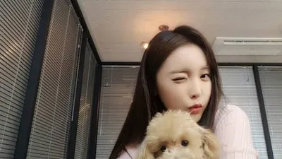 홍진영도 강아지도 애교만점 "겸둥이"