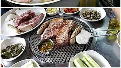 제주도맛집 '돈가득'에서 복분자 향담은 고기 즐길 수 있어