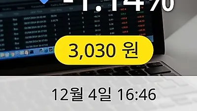 SKC 솔믹스 4일 3,030원 장종료