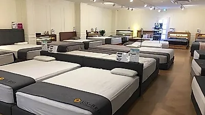 넓은 침대, 건강한 수면을 위한 씰리매트리스, 스턴스앤포스터