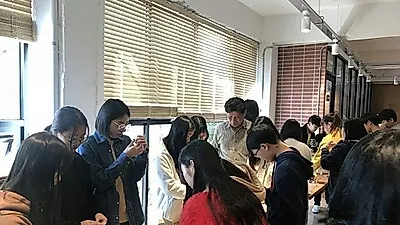 전주기전대학 메디칼스킨케어과 중학생들 대상 수업진행