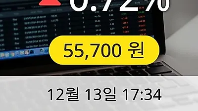 롯데지주 13일 55,700원 장종보고