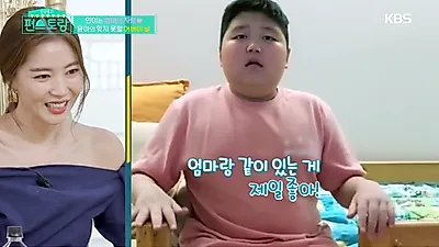 오윤아 아들 “엄마랑 같이 있는 게 제일 좋아”