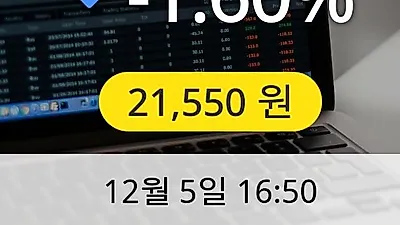 에스티팜 5일 21,550원 마감보고