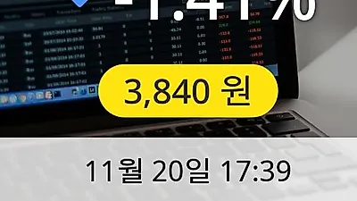 한국경제TV 20일 3,840원 장종료