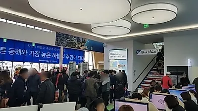 '속초 양우내안애 오션스카이' 견본주택 오늘(22일) 첫 선, 문전성시 눈길