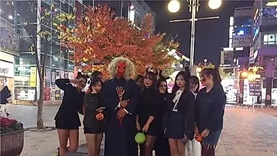 일산미용학원 메이크업 전문 '아뜰리에' 해피할로윈 분장 원데이클래스 및 라페스타, 웨스턴돔 스트릿 호러퍼레이드 쇼 성사