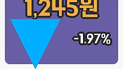 주식마감영흥철강 22일 1,245원 장 마쳐그래프통계 및 분석