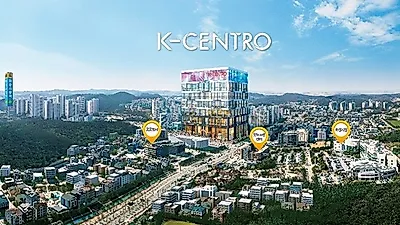 전 세계 7대 도시에 선정된 '화성', 화성시청 사거리코너 중심상가 케이센트로 상가 분양 인기