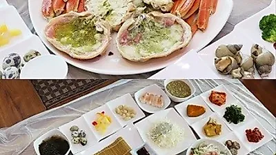 속초 동명항 맛집 비치대게직판장, 대게와 무제한 스끼다시까지 제공