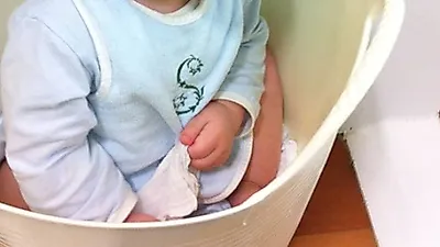 송일국, 아들 만세 아기 시절 사진 공개 "목욕대기중"