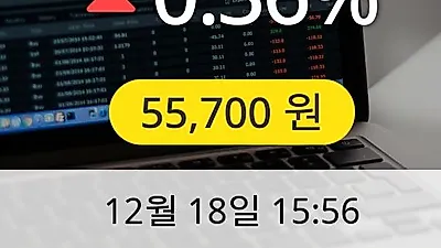LG하우시스 18일 55,700원 장종료