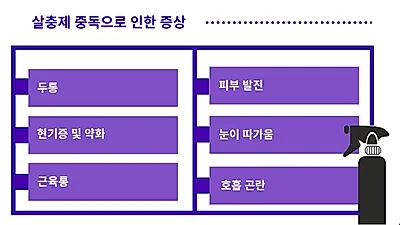 벌레 들끓는 여름철, 살충제 중독 주의보