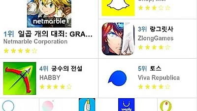 [6월 4일 앱순위]앱스토어 플레이스토어 앱 순위와 분석