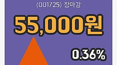 주식마감신영증권우 17일 55,000원 마감그래프분석