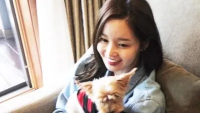 남규리, 강이지 품에 안고 행복한 미소 "매일 한번씩은 웃는 것 같아요"