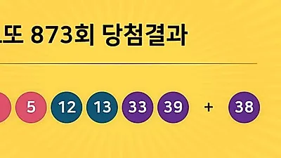 동행복권 873회 204억 누구꺼? 당첨지역 경기도 5곳, 경남 2곳 등...