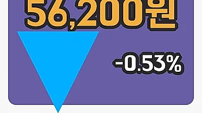 국내주식마감KPX케미칼 7일 56,200원 장종료그래프복습 및 분석