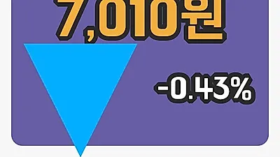 주식마감제노포커스 17일 7,010원 장 마쳐그래프복습하기