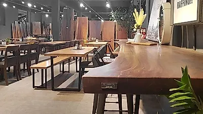 김포가구단지 '라피노' 천연의 아름다움 우드슬랩 테이블 가격 정찰제 진행 중