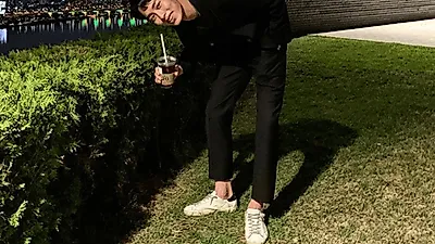 '어하루' 이재욱, 몸을 굽혀도 황금 비율..."어떤 포즈도 화보 분위기?"