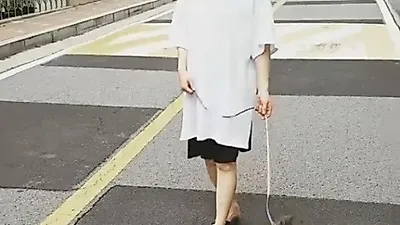 선우선, 반려묘와 외출 중 '산책묘?'