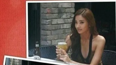 어깨 드러낸 매끈 각선미...한채영, 다리꼰채 타이트한 원피스'