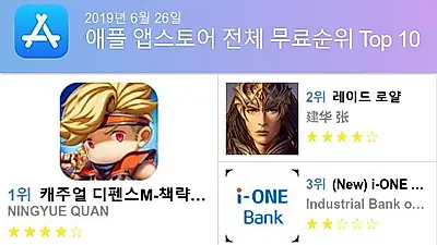 [6월 26일 앱차트]가장 많이 다운받은 플레이스토어 앱은?