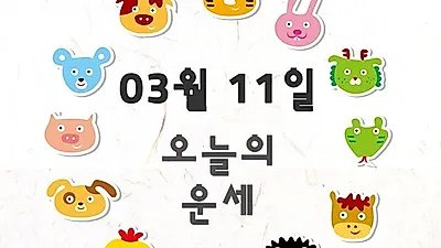 [이번주 운세]기해년 (己亥年) 월요일 재미로 보는 호랑이띠 사업운은?
