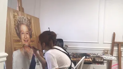 세계평화 아트페어를 개최했던 작가 ‘시슬리엘(Sisley-L)' 영국대사관 초청으로 귀국