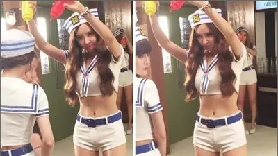 티아라 마지막 완전체 앨범 컴백, '비현실적인 젓가락 각선미 효민...거의 바비인형'