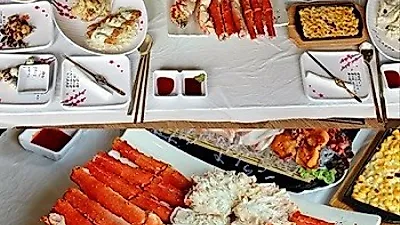 인천 부평 맛집 '주문진대게회타운', 깔끔한 인테리어와 상차림 제공