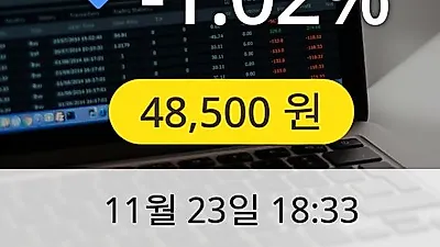 제일약품 23일 48,500원 마감보고