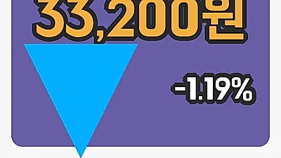 주식마감대한항공 11일 33,200원 장종료...
