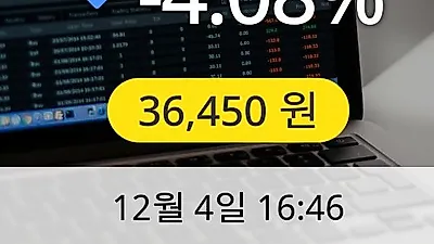 에스에프에이 4일 36,450원 마감