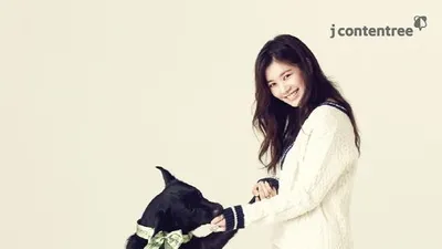 배우 정소민, 반려견'모두'와 특별한 화보 촬영
