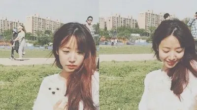 에이핑크 김남주, 푸른 잔디밭에서 상쾌한 일상