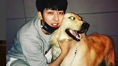 씨엔블루 이정신, 반려견 심바와 즐거운 산책