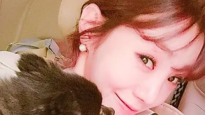 리지, 반려견 짜장이와 애교 가득 셀카 '러블리 그 자체'
