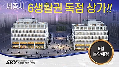 세종 ‘스카이 허브, 드림’, 저금리 위기 속 새로운 대안…풍부한 배후수요•희소성 갖춰