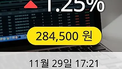 KCC 29일 284,500원 장종보고