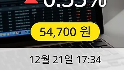 롯데지주 21일 54,700원 마감