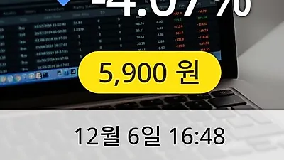 바이오닉스진 6일 5,900원 마감보고