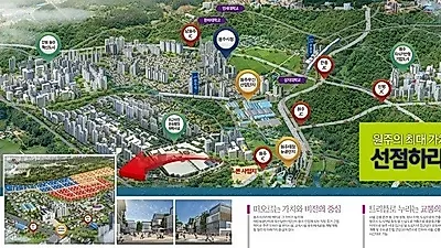 원주 태장동 더스카이뷰(The Sky View), 원주 I/C인근 점포겸용 단독주택용지 5월14부터 청약신청 시작