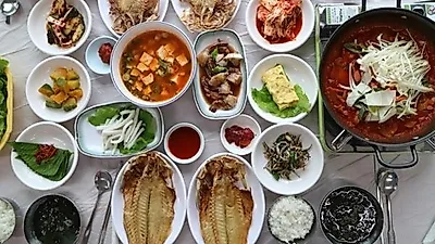산방산을 바라보며 즐기는 옥돔한정식, 제주도 산방산 맛집 '미도식당'