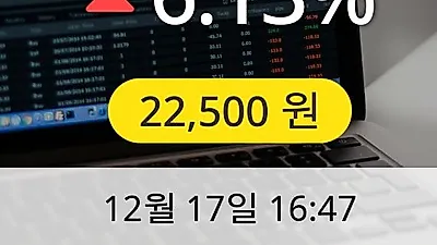 리켐 17일 22,500원 장종료