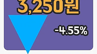 국내주식마감코오롱머티리얼 14일 3,250원 마감그래프종합